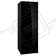 Холодильник Korting KNFC 61869 GN черный двухкамерный 223/94л морозилка снизу, No Frost