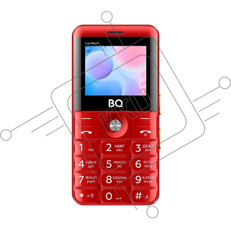 Мобильный телефон BQ 2006 Comfort Red+Black