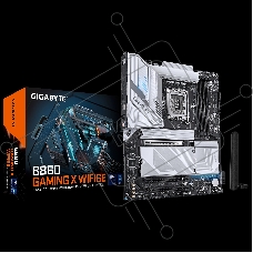 Материнская плата Gigabyte B860 GAMING X WIFI6E, LGA 1851, Intel B860, 4xDDR5, 4xSATA, 3xM.2, 1xPCIe 5.0 x16, 1xPCIe 4.0 x16, 2xUSB 3.2 Gen 1, 1xUSB 3.2 Gen 2, 1xUSB 4.0 Type-C, 1x 2.5Gb LAN, 3x3.5 мм, 7.1, ATX