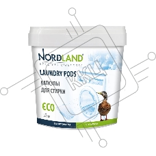 Средство для стирки бесфосфатное. Nordland Капсулы для стирки, 32 шт