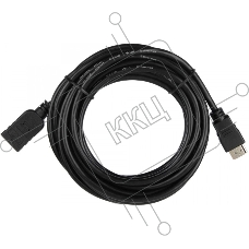 Кабель ACD-DHHF1-50B HDMI 1.4, Golden Plated,19m/19f, HDMI extension, черный, 5м (74229)