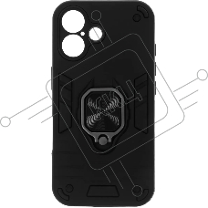 Чехол (клип-кейс) BoraSCO для Apple iPhone 16 Anti-Shok Case черный (74537)
