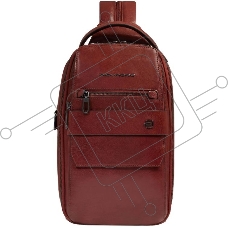 Рюкзак слинг мужской Piquadro Solm CA7028S141/CU табачный кожа