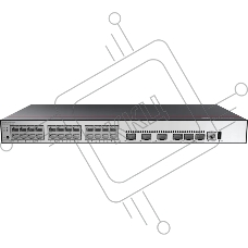 Коммутатор Huawei S5735-L24T4XE-A-V2, 24×1 Гбит/с + 4×10 Гбит/с SFP+, управляемый
