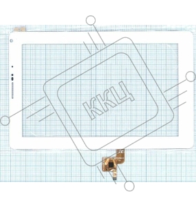 Сенсорное стекло (тачскрин) FPC-TP070247(V1801)-01, белое