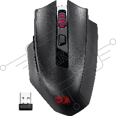 Мышь беспроводная Defender Redragon Woki черный, 26000 dpi, радиоканал, Bluetooth, USB, кнопки - 6