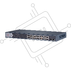 Коммутатор Hikvision DS-3E0526P-E/M, 24×1 Гбит/с PoE+ + 2×1 Гбит/с SFP, неуправляемый