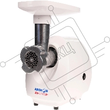 Мясорубка электрическая Аксион М25.01 белый, 1500 Вт, 1.7 кг/мин, защита от перегрузки, насадки - 3