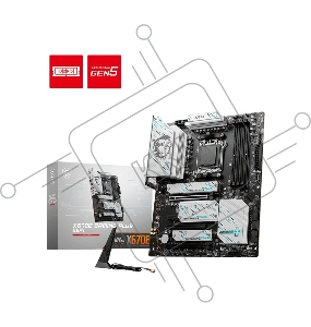 Материнская плата MSI X670E GAMING PLUS WIFI SocketAM5 AMD X670 4xDDR5 ATX AC`97 8ch(7.1) 2.5Gg RAID+HDMI+DP