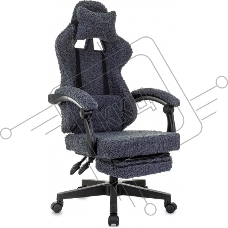 Кресло игровое Knight Lord/F темно-синий, экомех, крестов. пластик, подст. для ног Кресло игровое Knight Lord/F темно-синий, экомех, крестов. пластик, подст. для ног