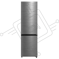 Холодильник Midea MDRB519MGE46ID нержавеющая сталь двухкамерный 263/123л морозилка снизу, No Frost