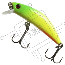 Воблер минноу 555, SAN-MINNOW GRIPS 42S, Лимонно-кислотная