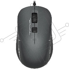 Мышь проводная A4Tech Fstyler FM26 серый/черный, 1600 dpi, USB, кнопки - 4