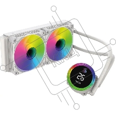 Система водяного охлаждения Bloody BD-LC240ARGB2 ARGB Soc-AM5/AM4/1200/1700/1851 черный 4-pin 22-35dB Al+Cu LCD 260W 1100gr Ret (BD-LC240ARGB2-BK)