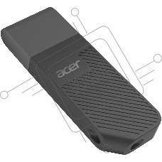 Флеш диск Acer UP300-016G-BL, 16Gb, USB 3.0, R/W 100/27 МБ/с, черный