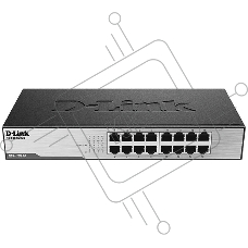 Неуправляемый коммутатор D-Link DES-1016D/I1A с 16 портами 10/100Base-TX