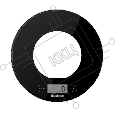 Весы кухонные Blackton Bt KS1010 Black, тип управления: сенсорное. дисплей LCD. количество высокочувствительных датчиков: 4. выбор единиц измерения: грамм, фунт: унция, миллилитр, жидкая унция. интервал измерения: 1 г. максимальный вес: 5 кг. функция выче