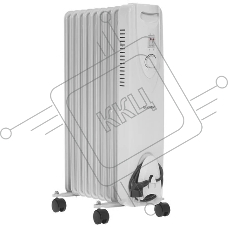 Масляный обогреватель Blackton Bt OH1111 (9 секций), белый, 2000 Вт, 20 м2, механический термостат