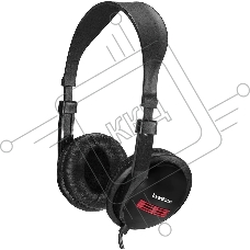 Гарнитура Exegate HS-120S чёрный, проводная, 2 x mini jack 3.5 мм, подвижный микрофон