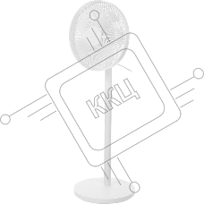 Вентилятор Xiaomi Mi Smart Standing Fan 2 Lite белый, напольный, 15 Вт, 100 скоростей, 35.5 см