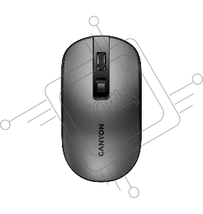 Мышь 2.4GHz Wireless Rechargeable Mouse with Pixart sensor, 4keys, Silent switch for right/left keys,DPI: 800/1200/1600, Max. usage 50 hours for one time full charged, 300mAh Li-poly battery, Dark grey, cable length 0.6m, 116.4*63.3*32.3mm, 0.075kg