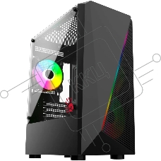 Компьютерный корпус Bloody BD-CC102F черный без БП mATX 2x120mm 2xUSB2.0 1xUSB3.0 audio bott PSU