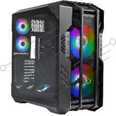 Компьютерный корпус Cooler Master HAF700 черный без БП E-ATX 5x120mm 4x200mm 2xUSB3.0 1xUSB3.1 audio bott PSU