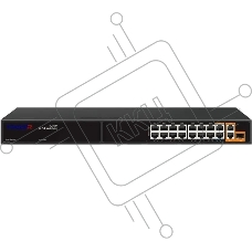 Коммутатор Trassir TR-NS11191S-285-16PoE, 15×100 Мбит/с PoE + 1×1 Гбит/с PoE + 2×1 Гбит/с Uplink + 1×1 Гбит/с SFP, неуправляемый