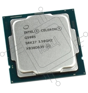 Процессор Intel Celeron G5905 Soc-1200 (CM8070104292115S RK27) (3.5GHz/Intel UHD Graphics 610) OEM