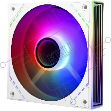 Кулер для корпуса Thermalright TL-M12W-S (120x124x25mm, 4-pin PWM, ARGB, 47.6CFM, 23.2dBA, 1500RPM, White)