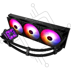 Система водяного охлаждения Thermalright Frozen Warframe PRO 360 ARGB Soc-AM5/AM4/1200/1700/1851 черный 4-pin 29.8dB Al LCD Ret (F-WFRAME-PRO-360-BL-ARGB)