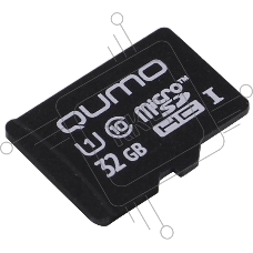 Флеш карта MicroSDHC 32GB QUMO Class 10 UHS I no adp
