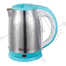 Чайник электрический Sakura SA-2147BL (1.8) нерж+голуб д