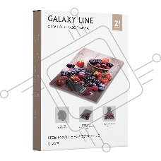 Кухонные весы Galaxy Line GL 2819, стекло, платформа из высокопрочного стекла, максимальный вес 8 кг