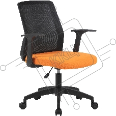 Кресло компьютерное Cactus CS-MC222-BKOR черный, сиденье оранжевый Кресло компьютерное Cactus CS-MC222-BKOR черный, сиденье оранжевый