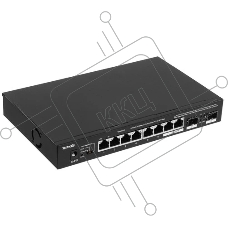 Коммутатор Tenda TEM2010F, 8×2.5 Гбит/с + 2×2.5 Гбит/с SFP, неуправляемый