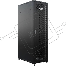 Шкаф серверный NTSS Премиум (NTSS-R42U80100PD/PDD-BL) напольный 42U 800x1000мм пер.дв.перфор. металл 900кг серый 910мм 160кг 1987мм IP20 сталь