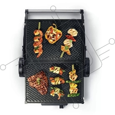 Электрогриль Bosch TCG4104 2000Вт серебристый