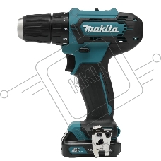 Дрель-шуруповерт аккумуляторная Makita DF333DYX14, 12 В, 2х1.5 Ач, аккумуляторная