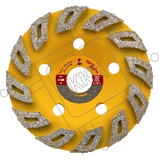 Чашка алмазная зачистная Denzel 125 мм Турбо 72970