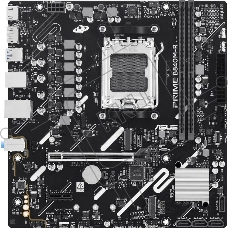 Материнская плата ASUS PRIME B840M-R, AM5, AMD B840, 2xDDR5, 4xSATA, 1xPCIe 4.0 x16, 1xPCIe 3.0 x1, 1xDisplayPort, 1xHDMI, 1x 1Gb LAN, 4xUSB 3.2 Gen1, 2xUSB 2.0, 3x3.5 мм, 7.1, microATX