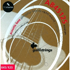 Комплект струн GALLI STRINGS [AB45125] для 5-струнной бас-гитары, размер 45-125
