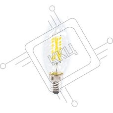 Светодиодная лампа Ambrella light 202124 Filament LED C35 6W E14 4200K (50W) 220-240V