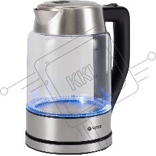 Чайник электрический Vitek VT-7043 1.7л. 2200Вт разноцветный корпус: стекло