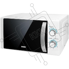 Микроволновая печь BBK 20MWS-711M/WS белый/серебро, 20 литров, механическое управление, 700 Вт