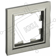 Рамка 1-местная IEK BRITE РУ-1-БрШ шампань