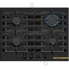 Газовая варочная поверхность Bosch Serie 6 PPP6B6J40R черный