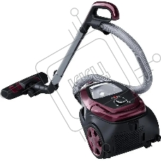 Пылесос Atvel DX2000 бордовый/черный, 410/2000 Вт, уборка сухая, пылесборник контейнер 2.5 л