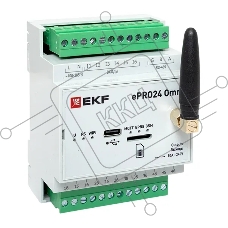Контроллер удаленного управления 6вх/4вых Wi-Fi GSM 230 В ePRO24. Omni