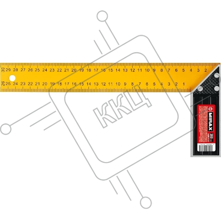 Угольник столярный MIRAX 300 мм, двухсторонняя шкала
